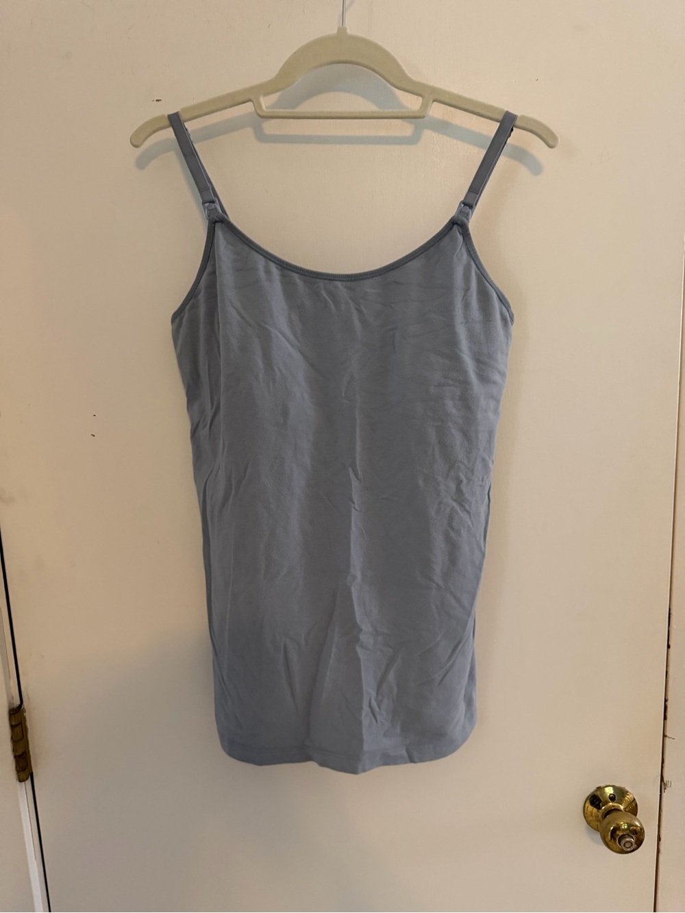 GAP Maternity/Nursing Women's Light Blue Adjustable Strap Tank Top | Medium